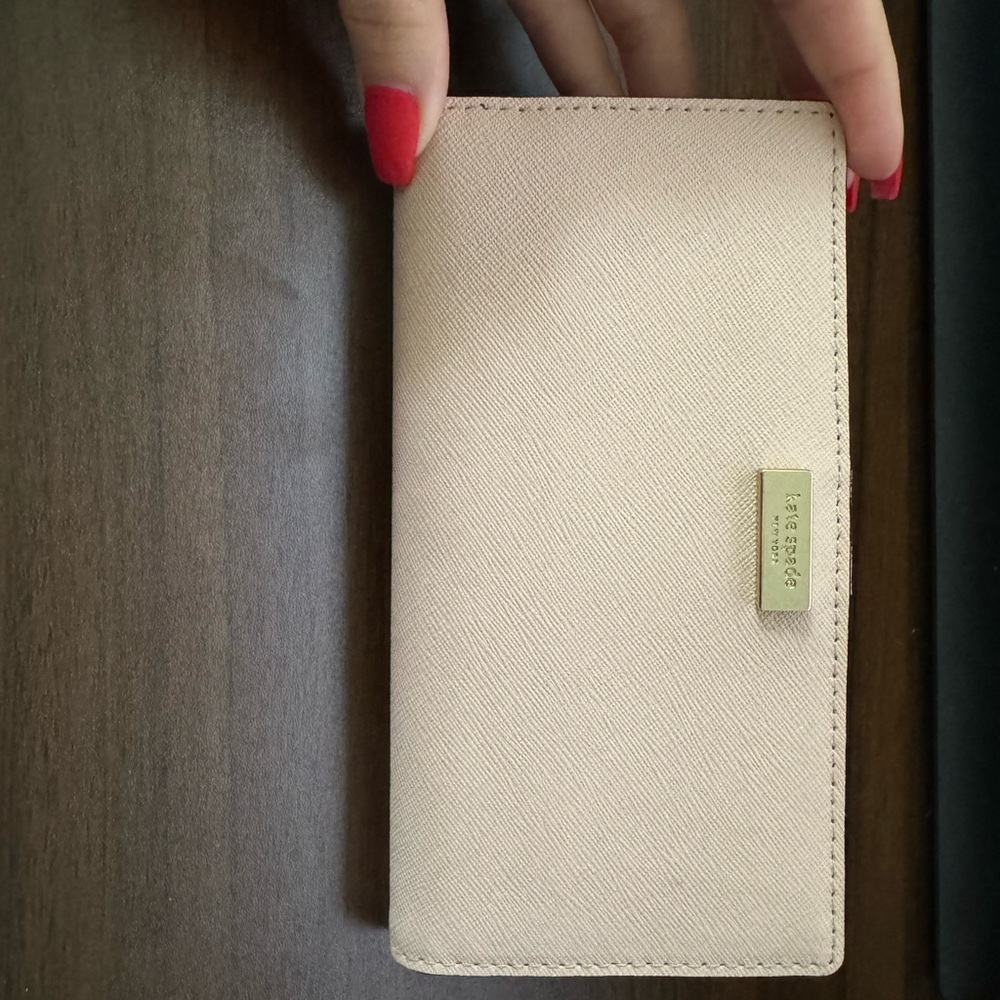 Kate Spade light pink Wallet with Gold Accent